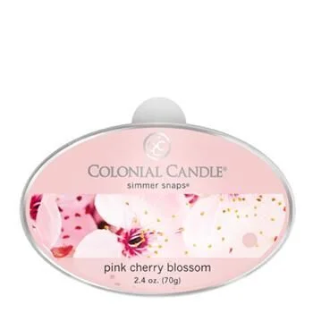 ccsnaps-19155594ff77a6bda Colonial Candle Pink Cherry Blossom Simmer Snaps 70g