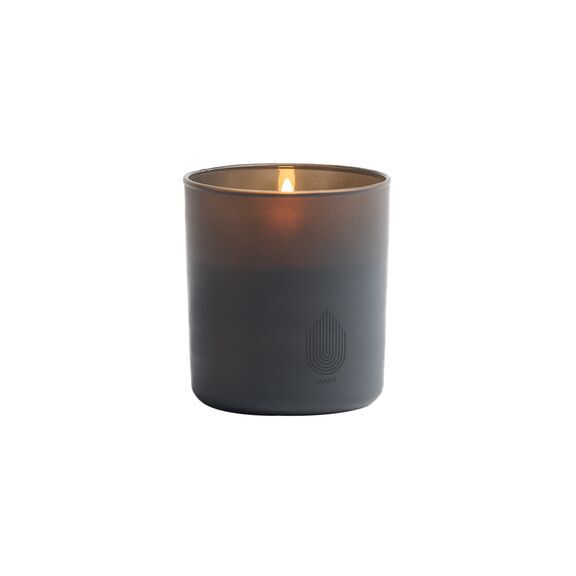 UYUNI-SS24-Glass-Candles-L-gray_r2 Uyuni LED Glas Stumpenkerze 9,2 x 10,2cm grau