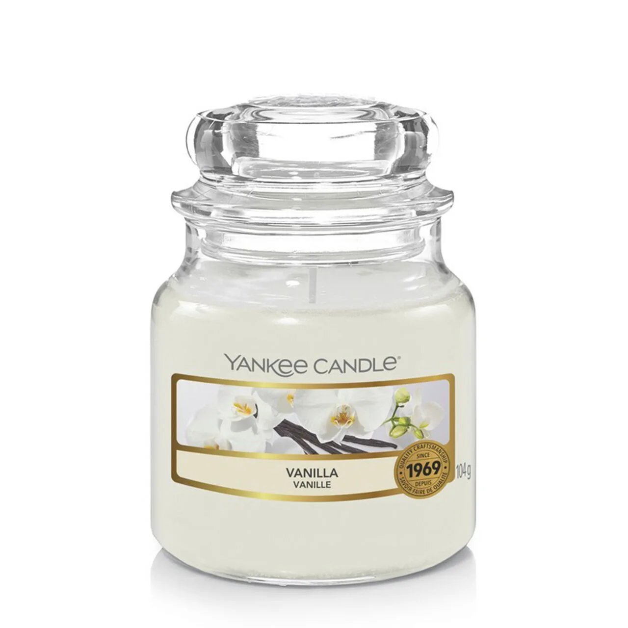 yankee-candle-classic-small-jar-vanillaE Vanilla 104g