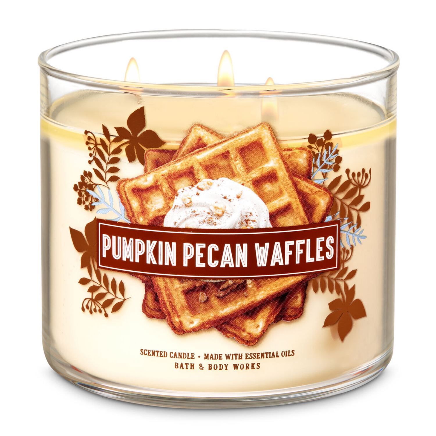 Pumpkin pecan waffles