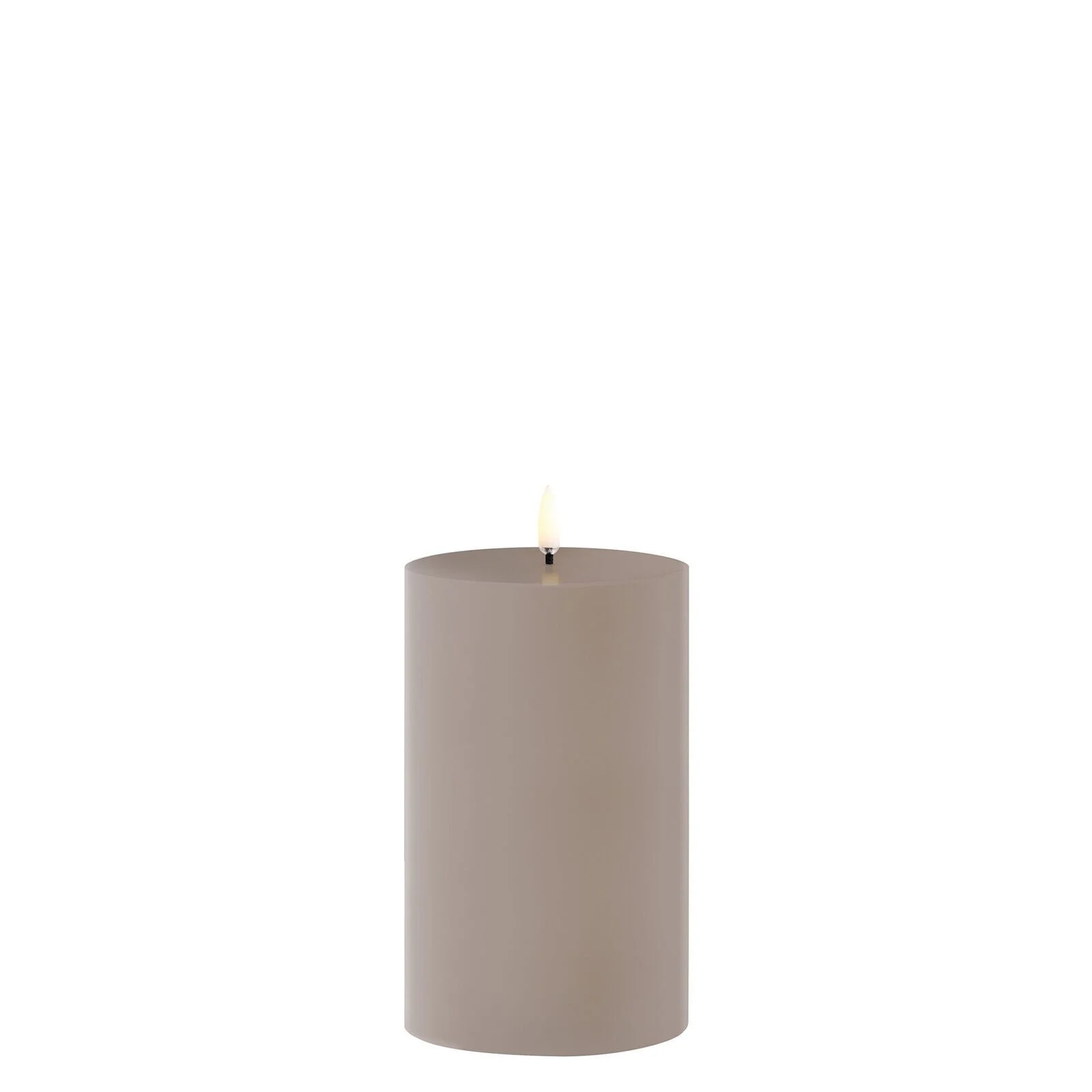 UL-OU-SA84015 Uyuni Outdoor LED Stumpenkerze 8,4 x 15cm sandstone