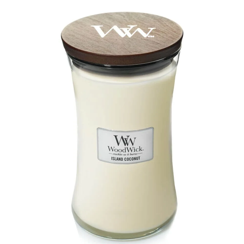 93115-Island-Coconut-Large-Jar-silho Island Coconut 610g von Woodwick