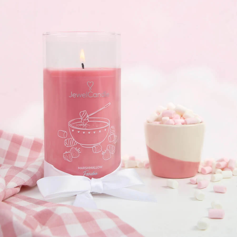 Marshmallow Fondue (Halskette mit Anhänger) Swarovski Edition 400g
