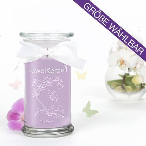 JuwelKerze Thai Orchid (Ring) 380g