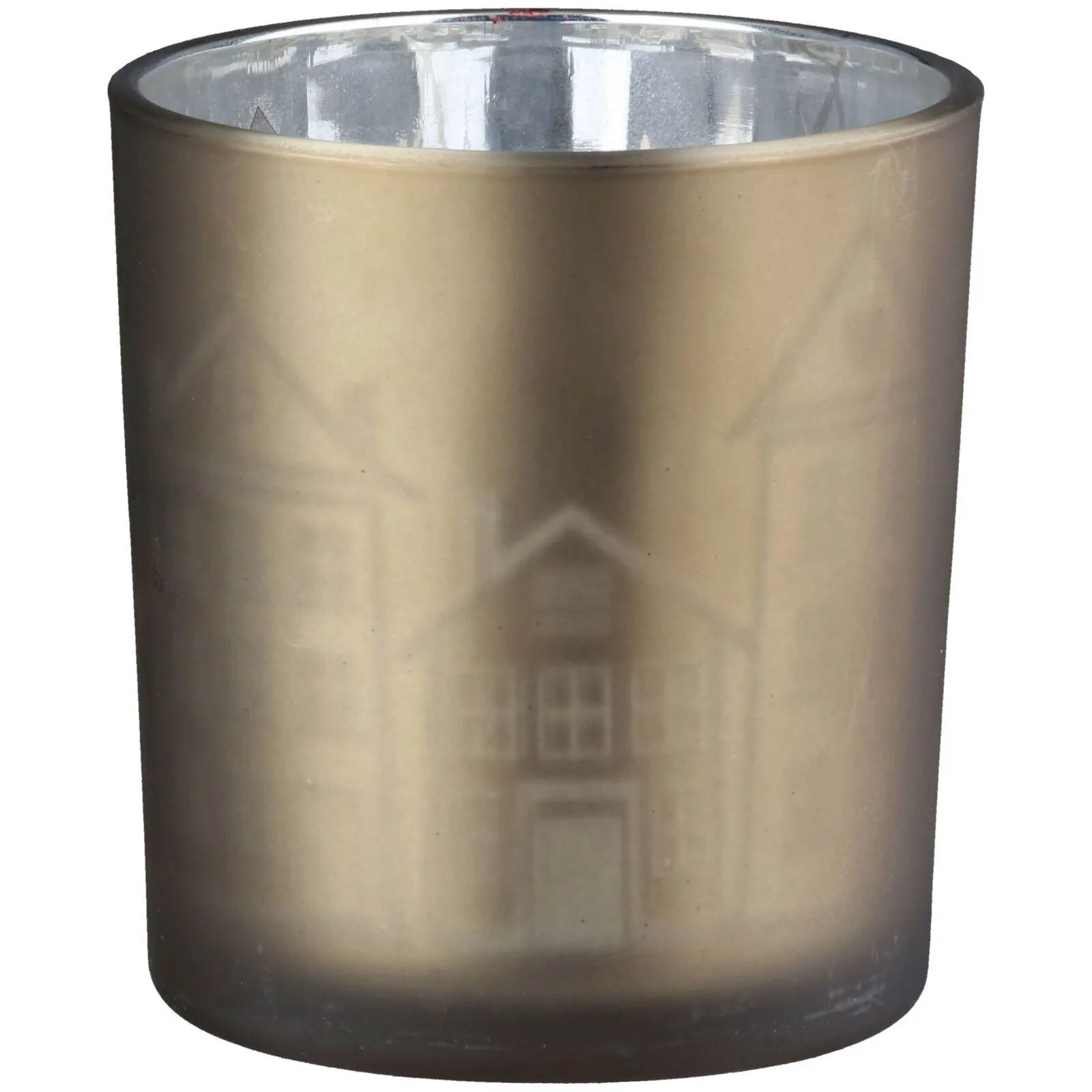 Windlicht Stadtlichter creme 8cm Pokal
