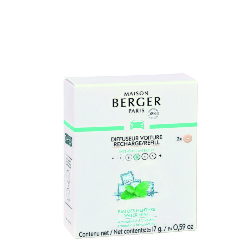 Erfrischendes Minzwasser Set 2 Stück Nachfüller Autoduft Auslauf Flasche, Flasche