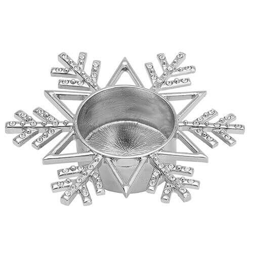 1560116 Yankee Candle - Twinkling Snowflake Teelichthalter