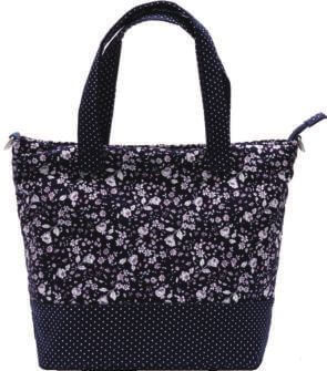 Patchwork Handtasche 177-64 (Navy Florals)