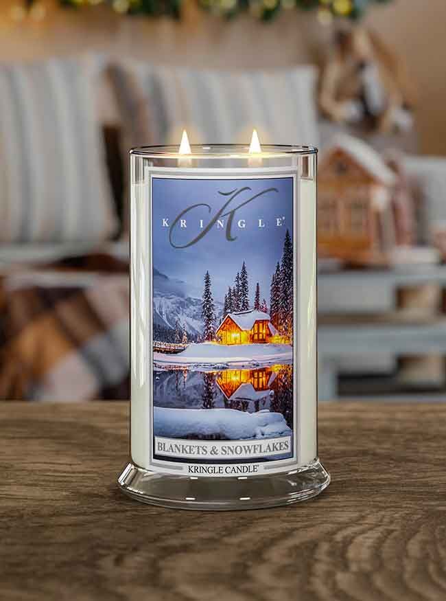 Blankets & Snowflakes 623g Kerze, Flasche, Kosmetik, Parfüm