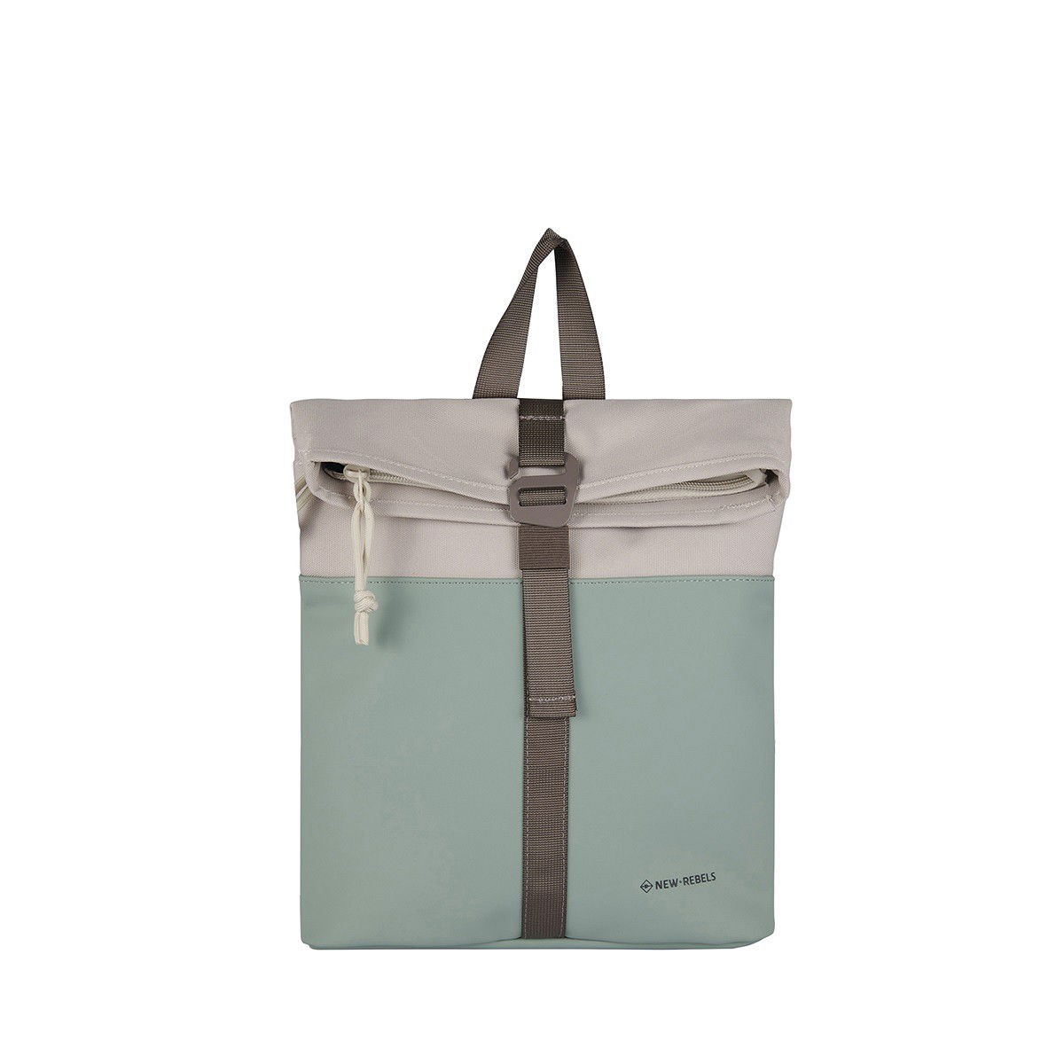 Backham - Los Angeles Rolltop Mini Rucksack salie grün