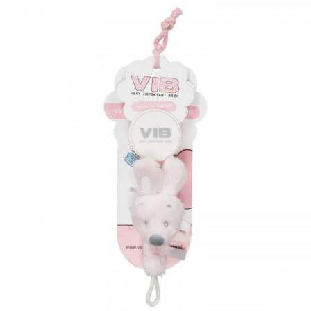 Rabbit Schnullerhalter Rosa