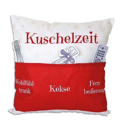 Sofahelden Kuschelzeit Kissen mit 3 Einstecktaschen