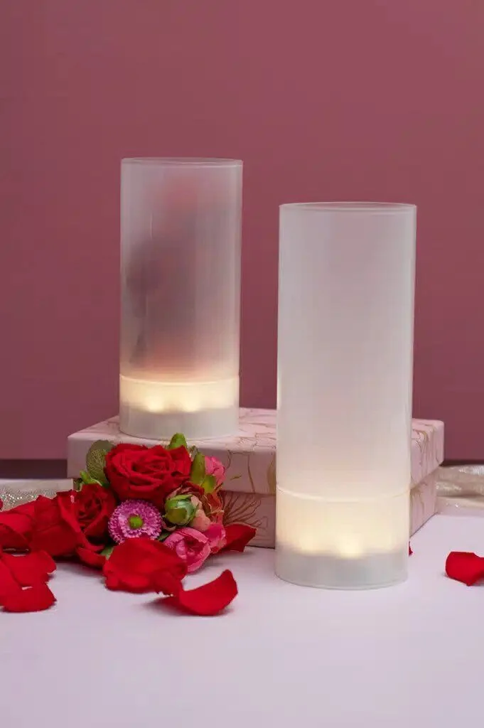 tanalo-glasvase-satiniert-mm Glasvase Tanalo LED satiniert 20cm