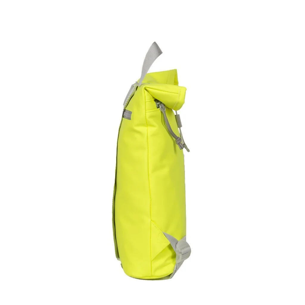 new-rebels-mart-rolltop-rucksack-gelb-neon-small-2 Mart - Los Angeles Rolltop Mini Rucksack neon gelb
