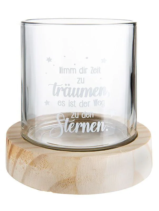 windlichttraumen Windlicht Weisheit 11,5cm Variante 2