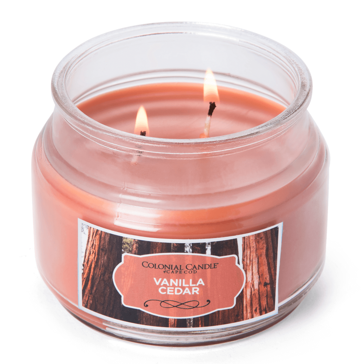 CC127550-von-Oben Duftkerze Vanilla Cedar Terrace - 255g