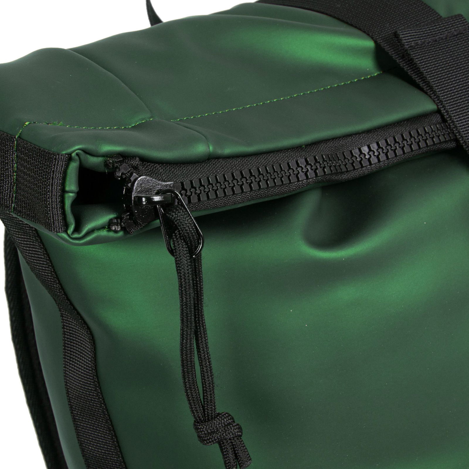 Mart - New York Rolltop Rucksack grün metallic