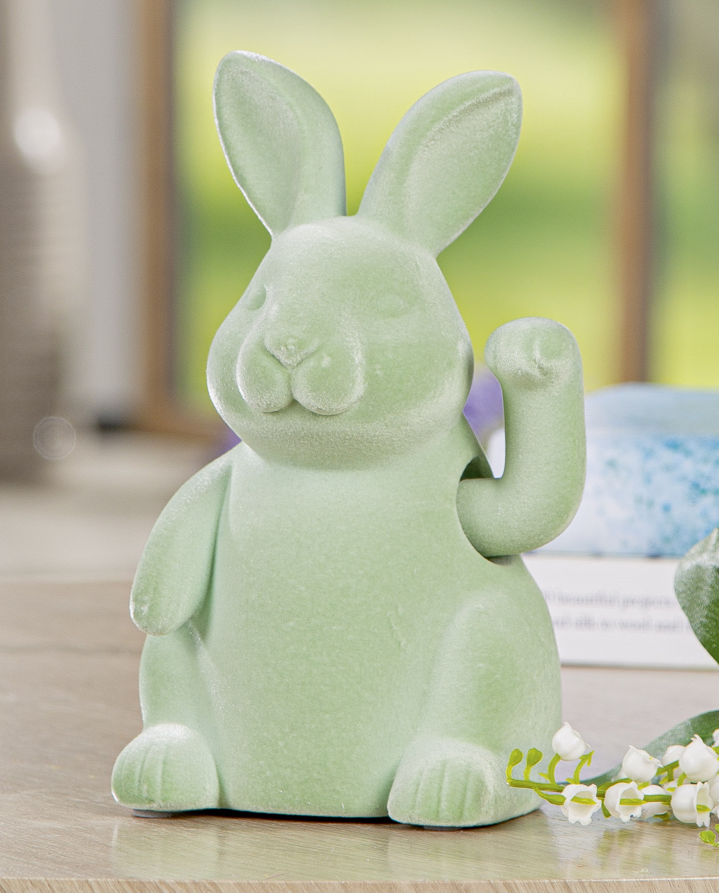 Winkehase grün 19cm