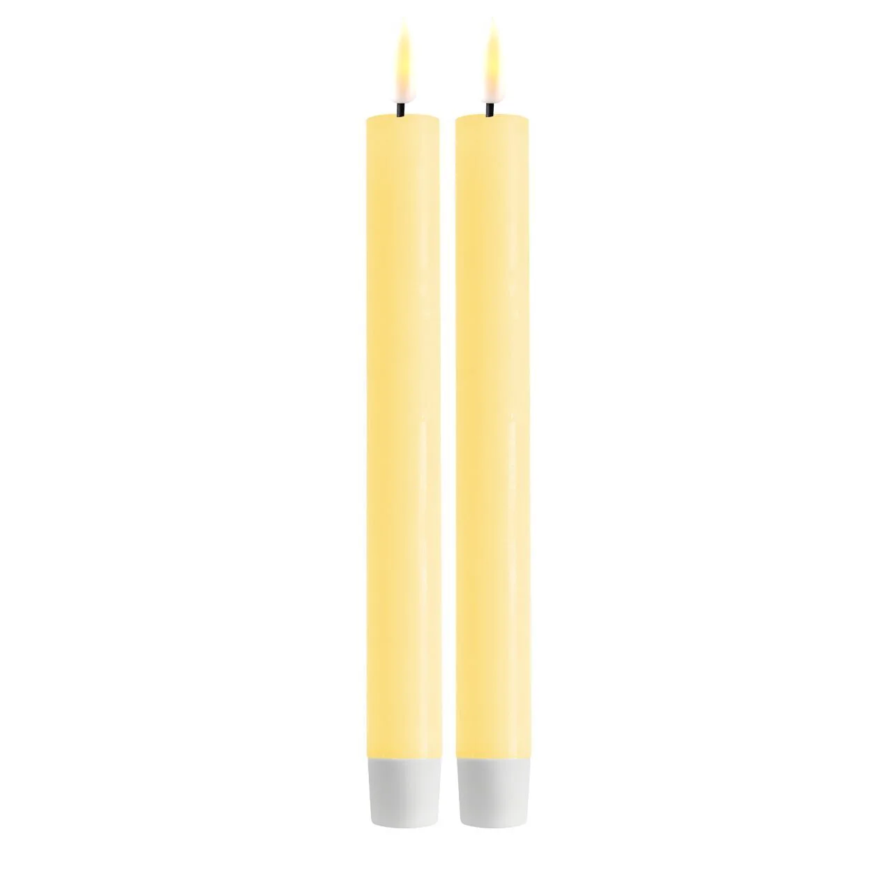 RF-0130X20q7yqcBHaVU Stabkerze LED 24 cm Hellgelb 2 Stück