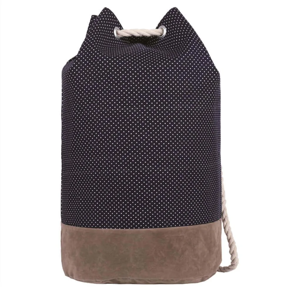 128-024-2019 Seesack Navy Dots