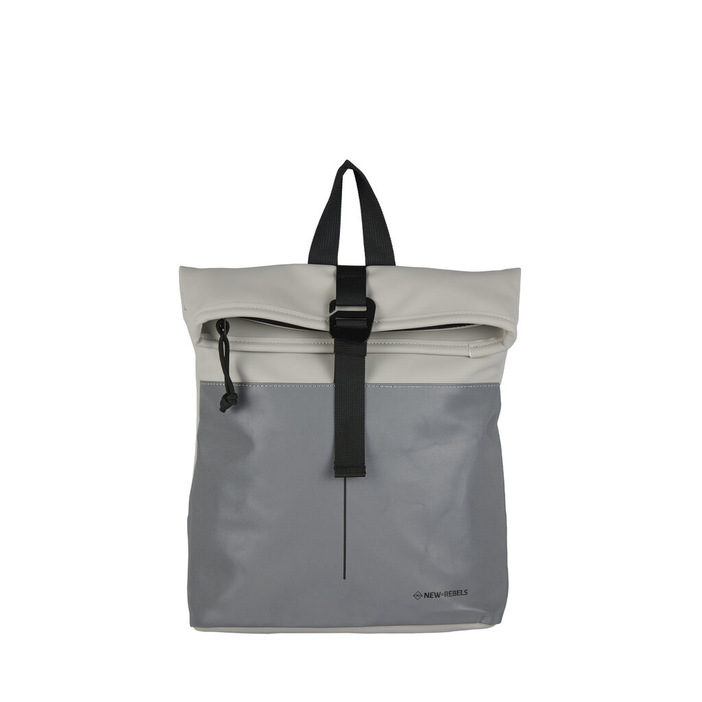 Bowie - Los Angeles Rolltop Rucksack grau