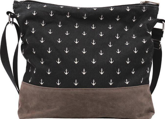 GL2019-0335 Umhängetasche 001 (Black kleine Anker)