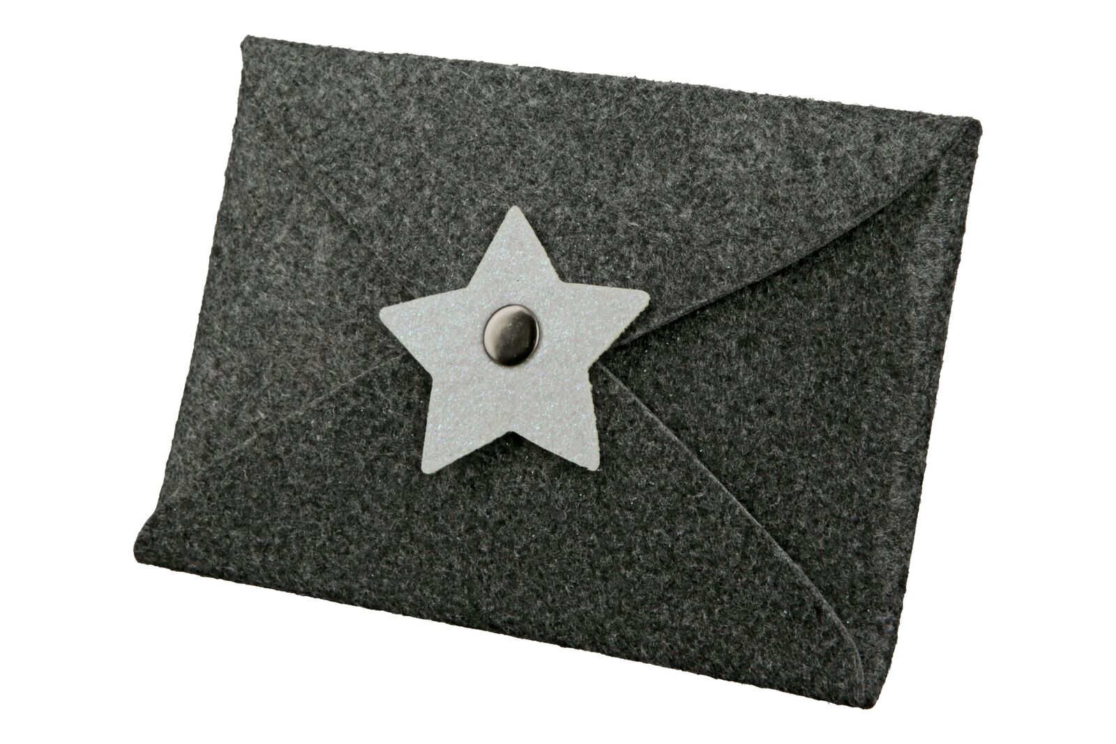 Geschenkkuvert Sternmotiv Filz Zubehor