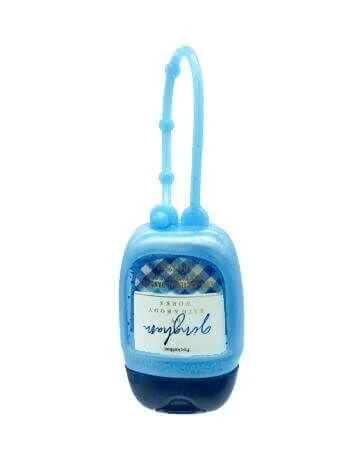 BluePearl Anhänger für Hand-Desinfektionsgel - Blue Pearl mit Rückseite