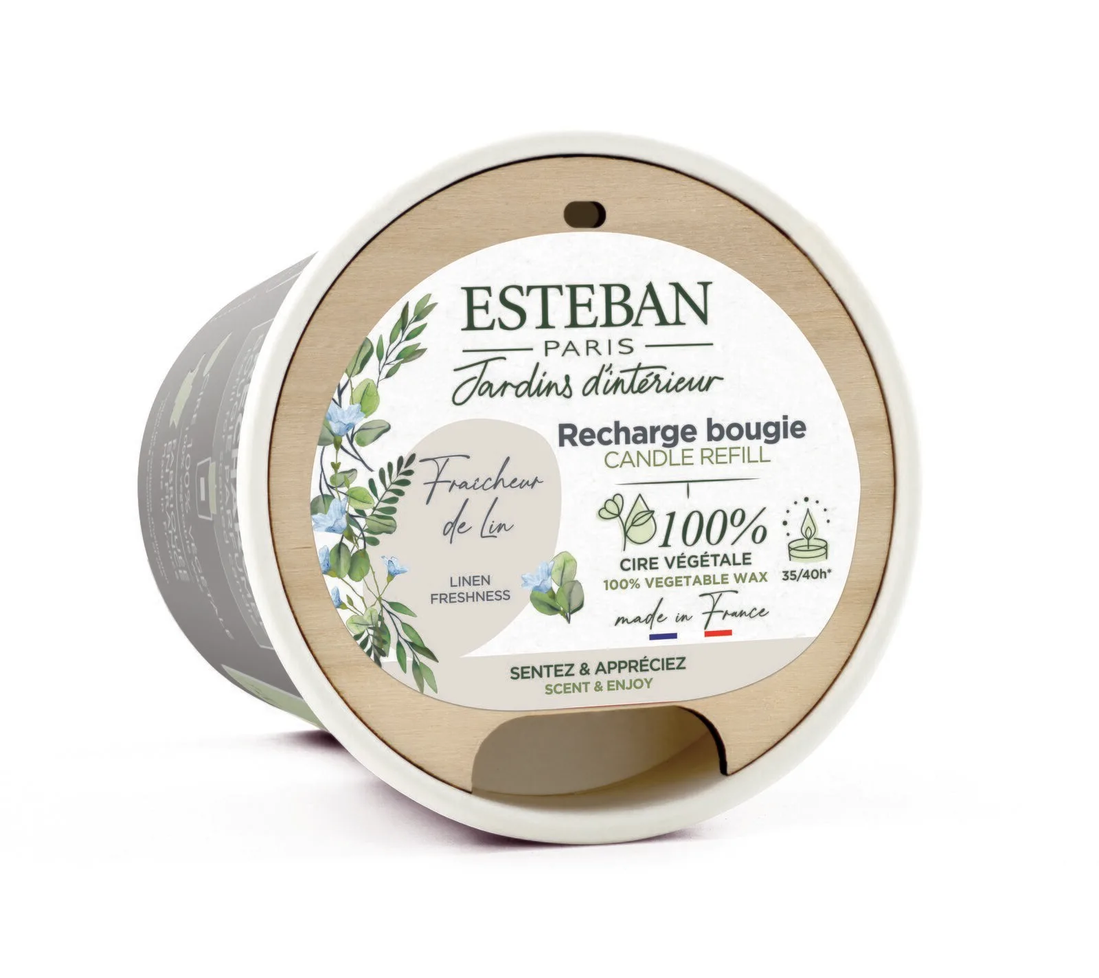 BFL-005_2 Leinenfrische Nachfüller für Duftkerze 180g