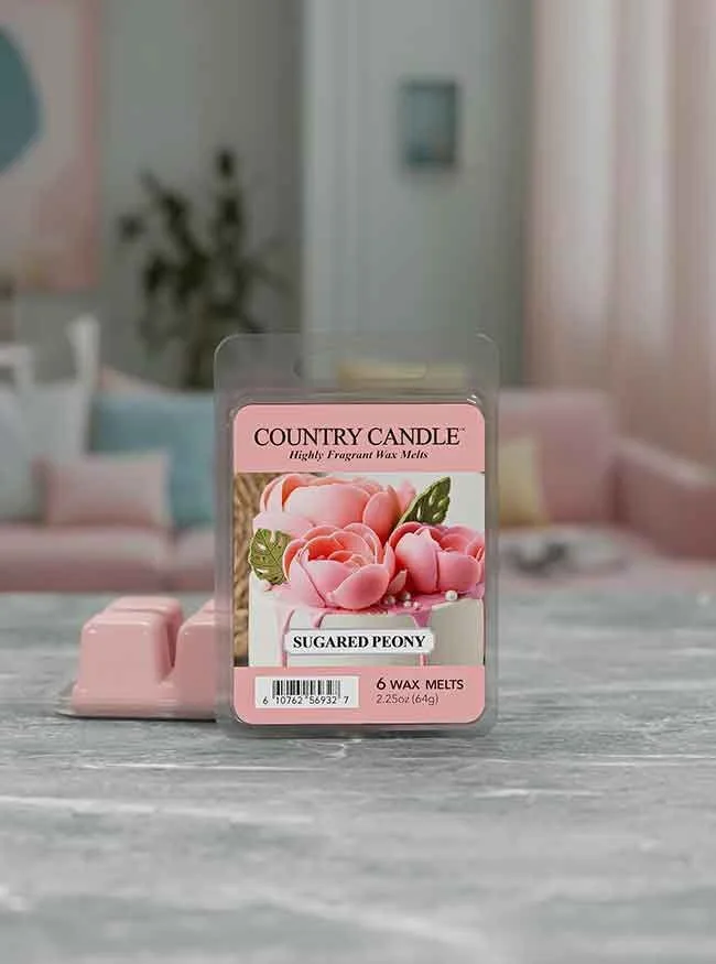Sugared Peony Wax Melts 64g Sugared Peony Wax Melts 64g