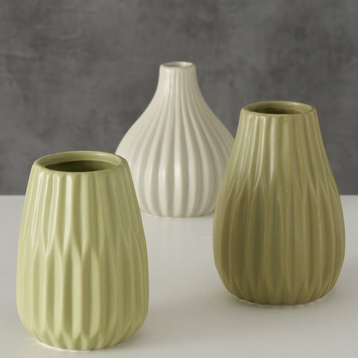 Vase Wilma 14cm beige Keramik