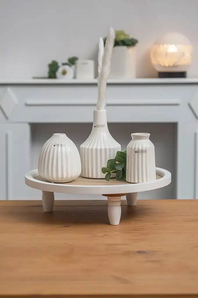 vase-nylan-kollektion Vase Nylan bauchig cremeweiß Keramik 12cm