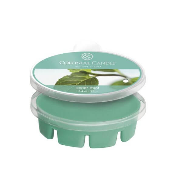 Colonial Candle Cedar Mint Simmer Snaps 70g