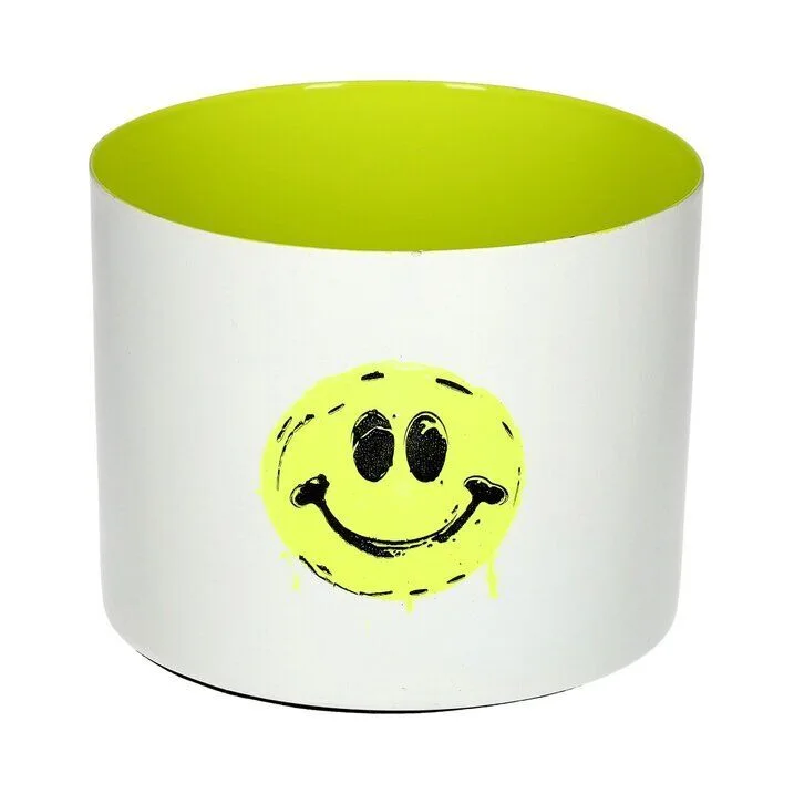 Goa Windlicht Smiley 7,5cm Kunst, Porzellan, Töpferei