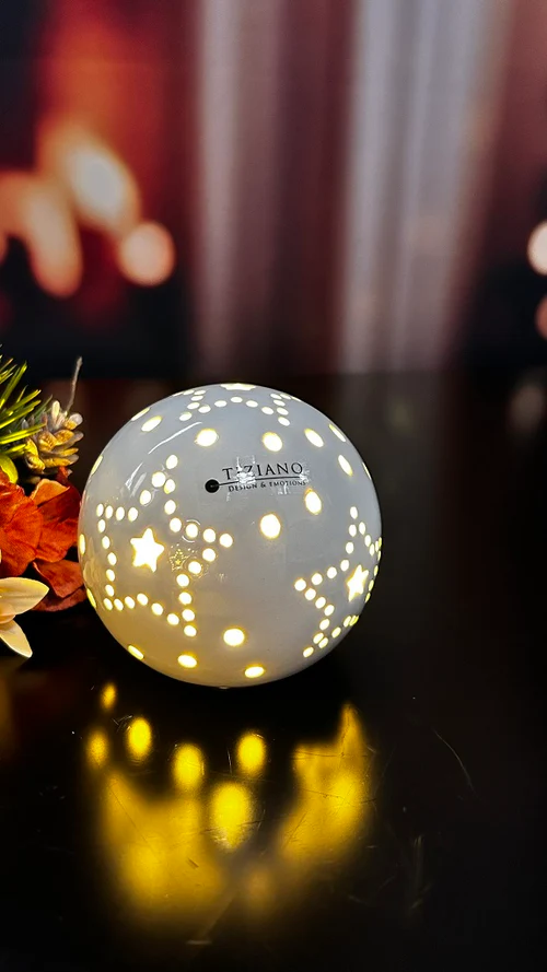 Lichtkugel Tazzola 12cm LED cremeweiß Lichtkugel Tazzola 12cm LED cremeweiß