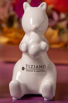 Silvino2 Eichhörnchen Silvino sitzend 9cm cremeweiß