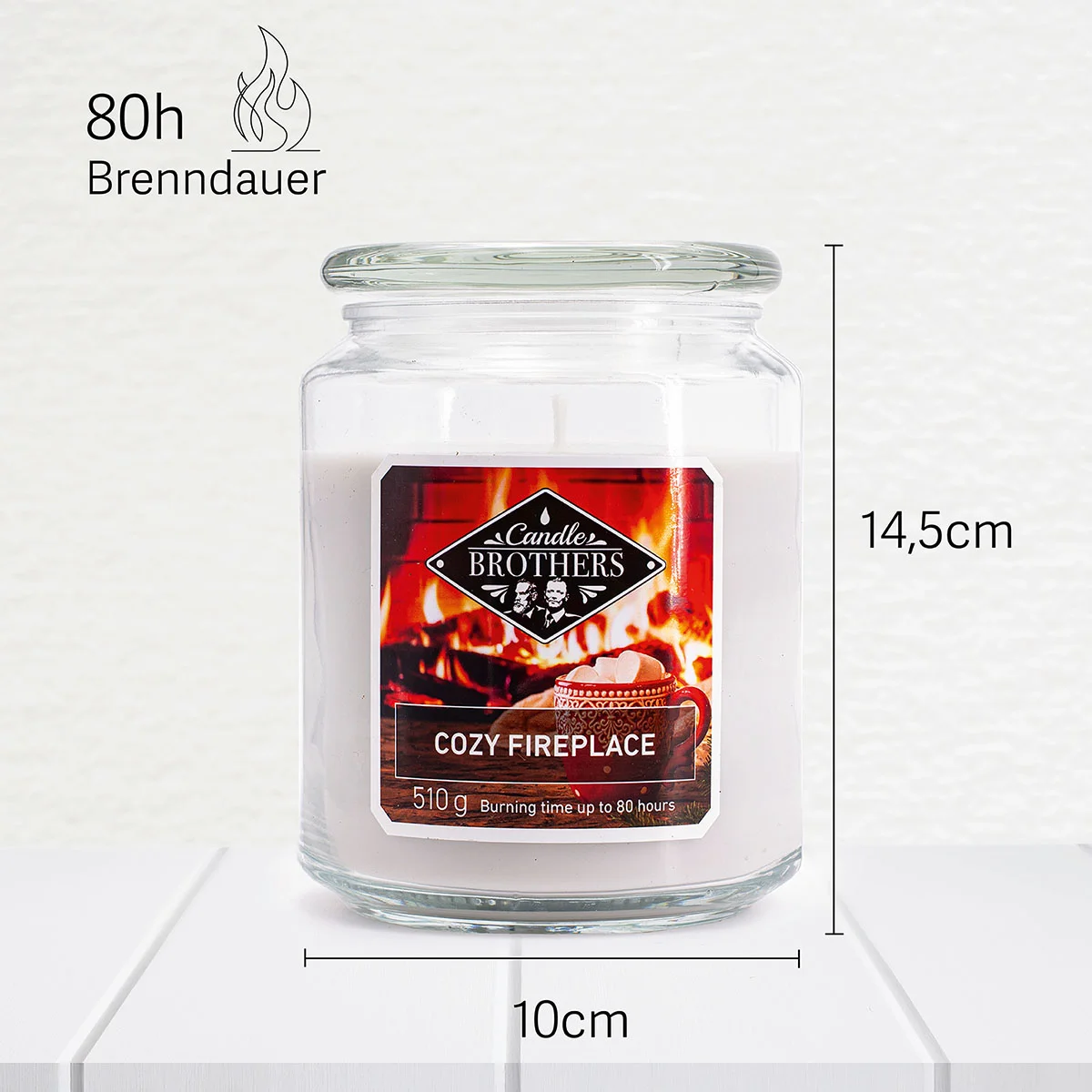 Cozy Fireplace 510g Candle Brothers Duftkerze Cozy Fireplace 510g Candle Brothers Duftkerze