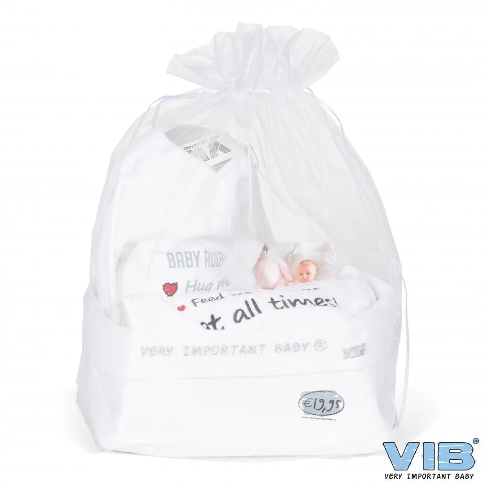 babybox6 Geschenkpaket für Babys weiß 3-teilig