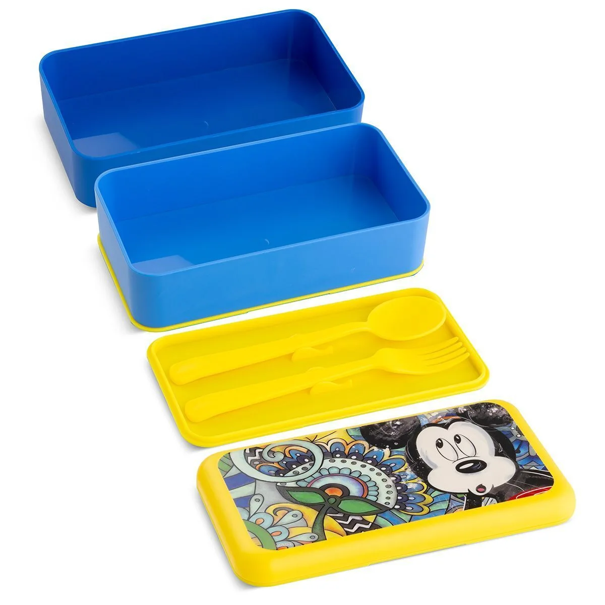 Lunchbox Mickey mit Besteck Lunchbox Mickey mit Besteck