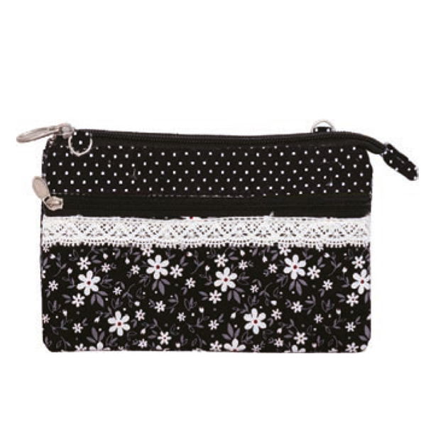 Patchwork Multifunktions-Tasche 075 black