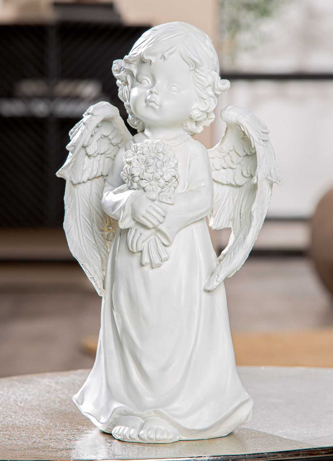 Figur Engel Malaika 32cm Person, Figur, Engel, Gesicht, Kopf