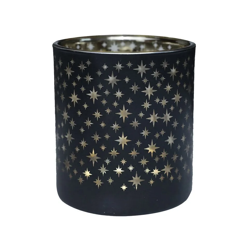 i-vsTmNTz-X2 Windlicht Stars schwarz 10cm