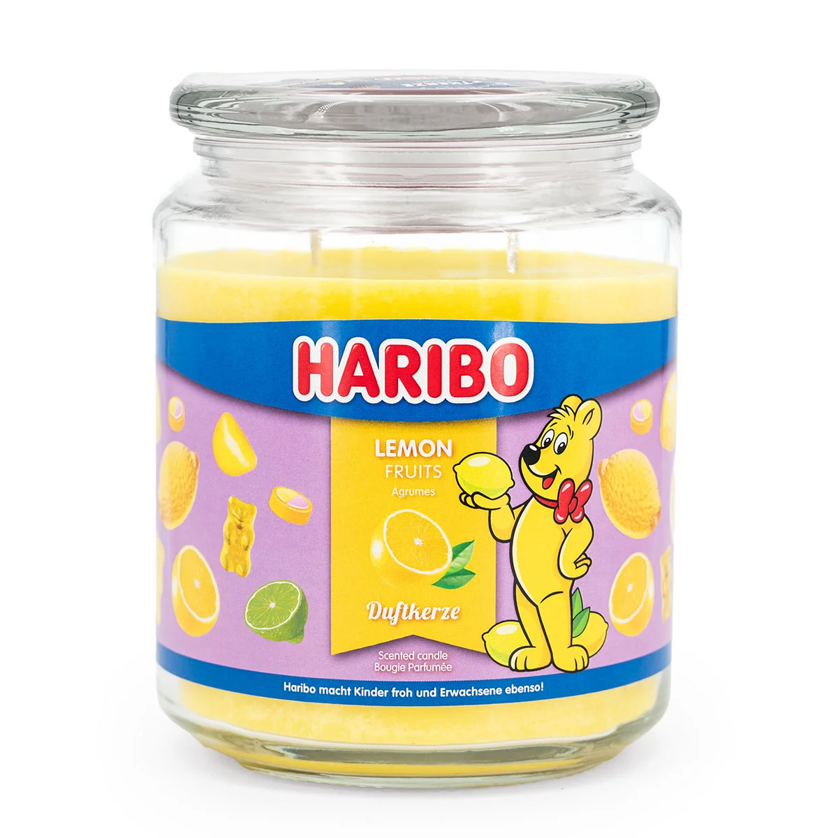 Lemon Fruits 510g Haribo™ Duftkerze Lemon Fruits 510g Haribo™ Duftkerze