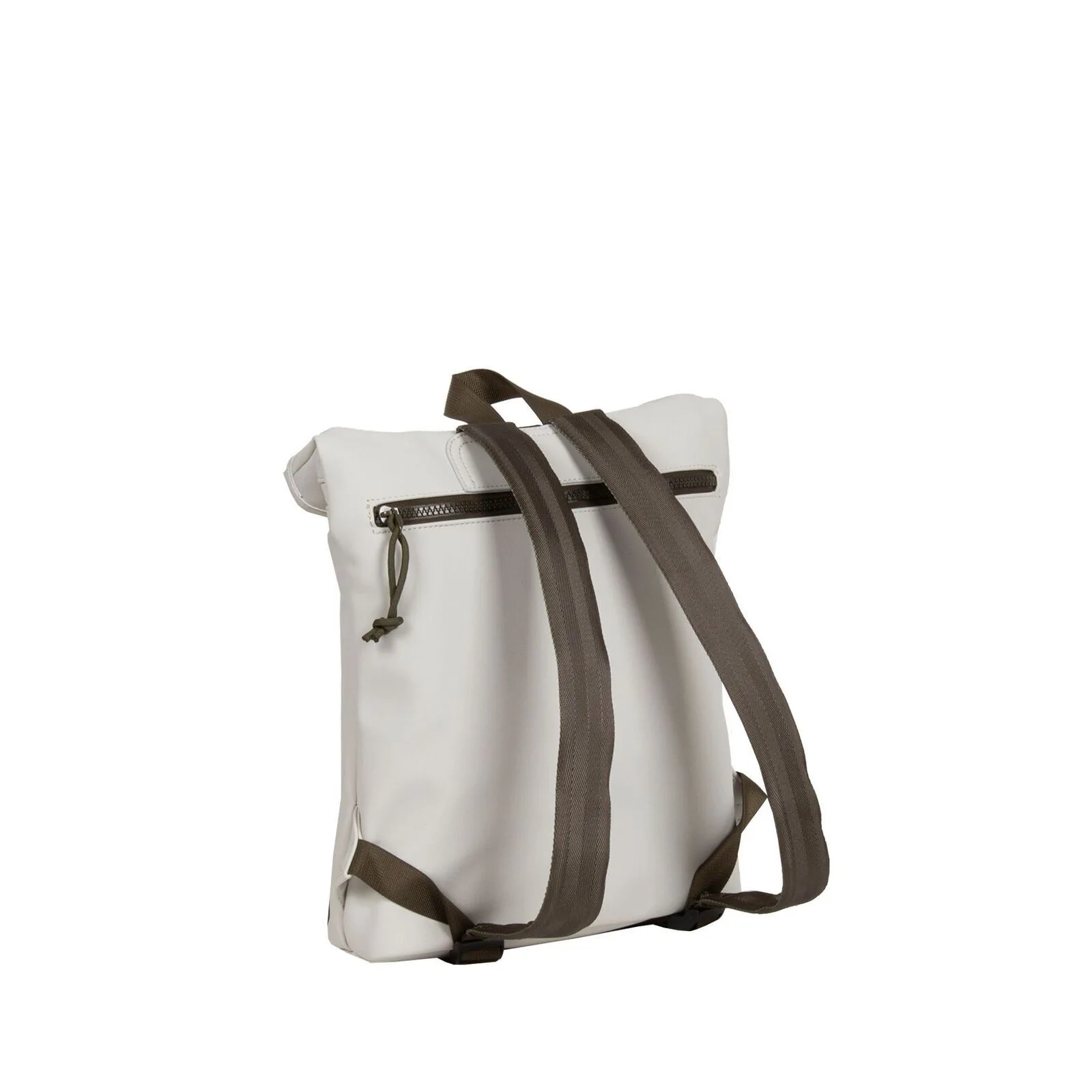 uMtu9pMY Tim - Los Angeles Rolltop Mini Rucksack beige/olive