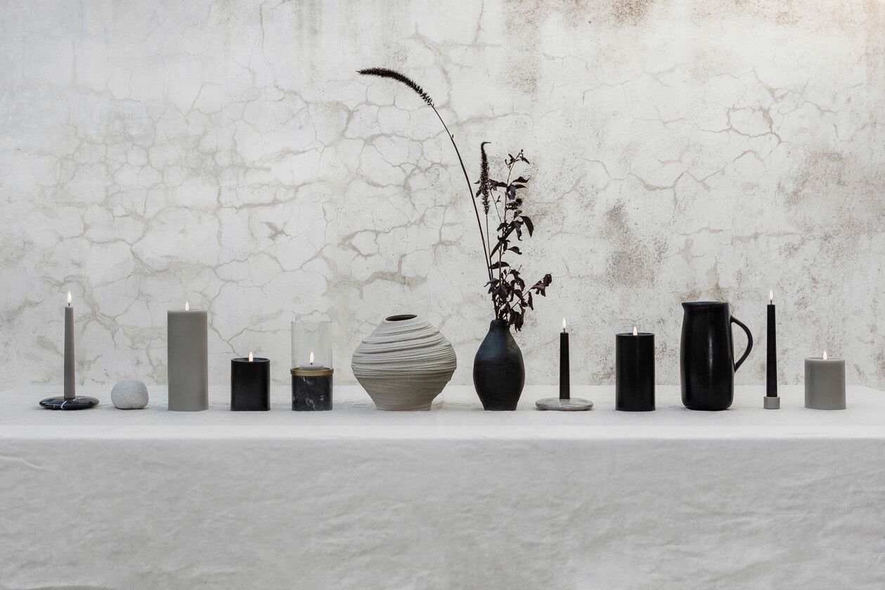 Uyuni-UL-30803-UL-30321-UL-30324-UL-30805-UL-TA-PB02315-2-UL-TA-PB02320-2-UL-TA-SA02320-2-UL-PI-SAS-C78020-UL-PI-SAS-C78010-UL-PI-PLS-C78010-UL-PI-PLS-C78015 Uyuni LED Tafelkerze 15cm sandstone 2 Stück