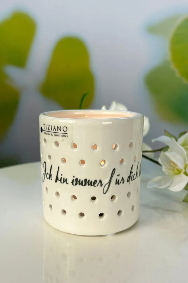 Mazano Kreise 10cm creme/silber