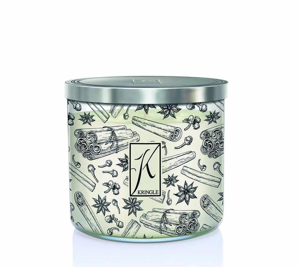 Frosted Spice 396g Tumbler 3-Docht Zinn