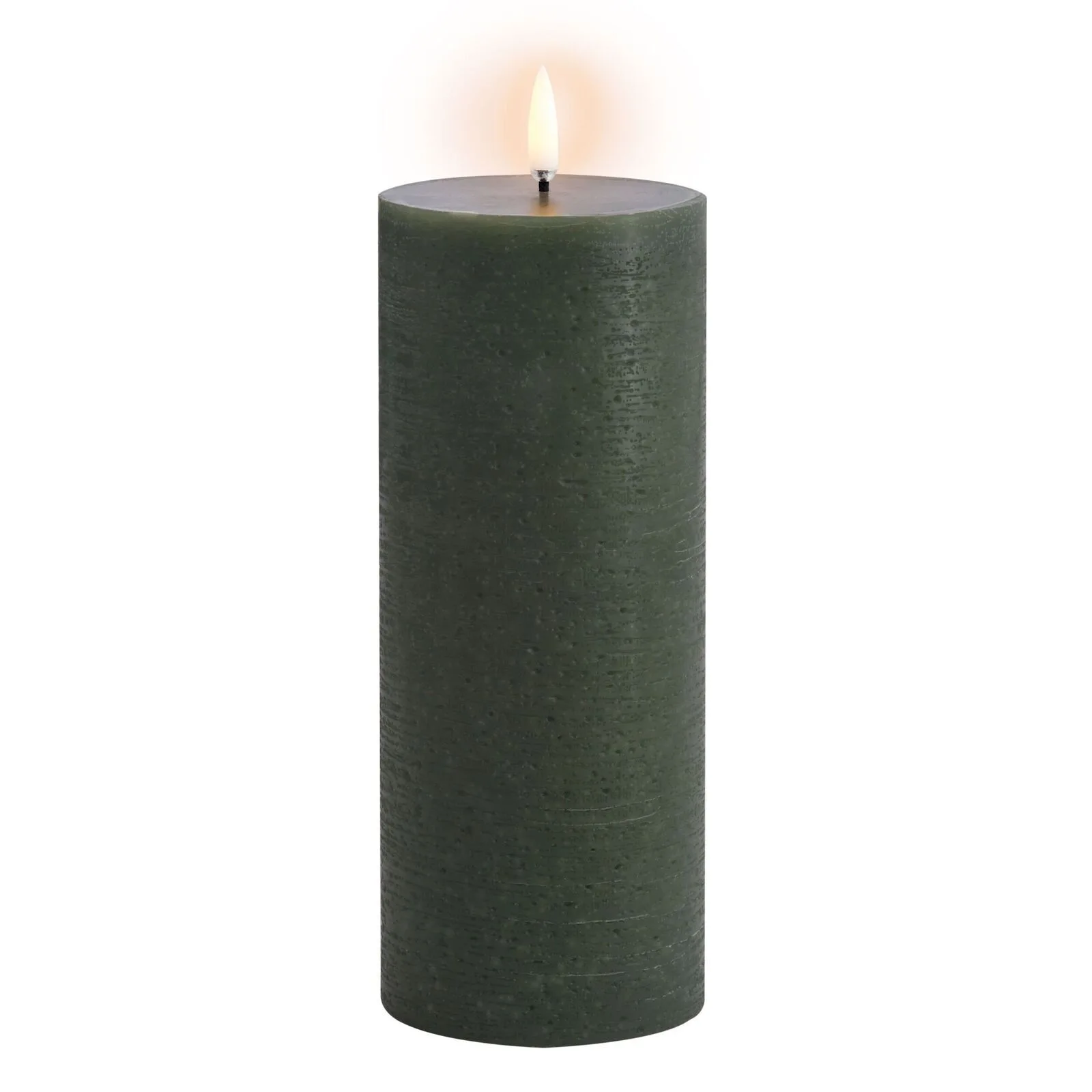 Uyuni-UL-PI-OG-C78020-Coloured-Pillar-Candles-large Uyuni LED Stumpenkerze 7,8x20cm rustic olive green