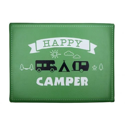 Sitzpolster Happy Camper grün Sitzpolster Happy Camper grün