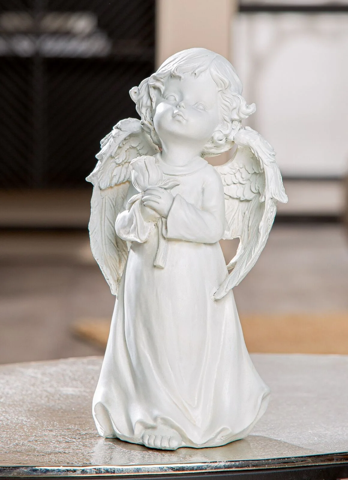 Figur Engel Malaika 25cm Figur, Person, Engel, Gesicht, Kopf